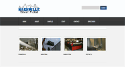 Desktop Screenshot of nashvillesheetmetal.com